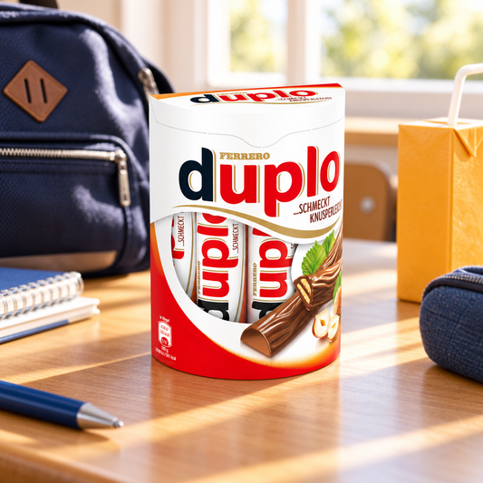 Duplo Chocolate Bar with Hazelnut Filling Box of 10 Pieces lifestyle