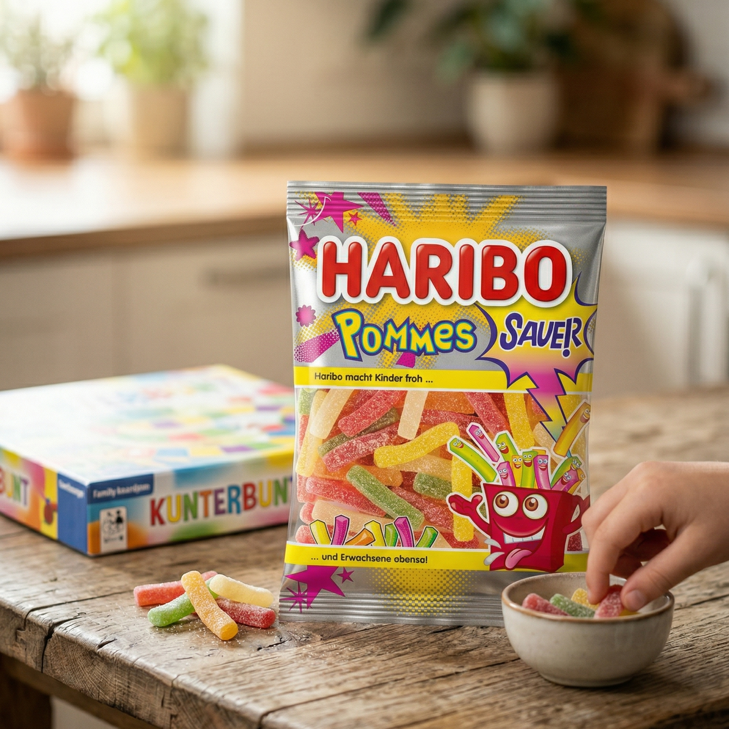 Haribo Sour Chips Gummy Sweets | 100g