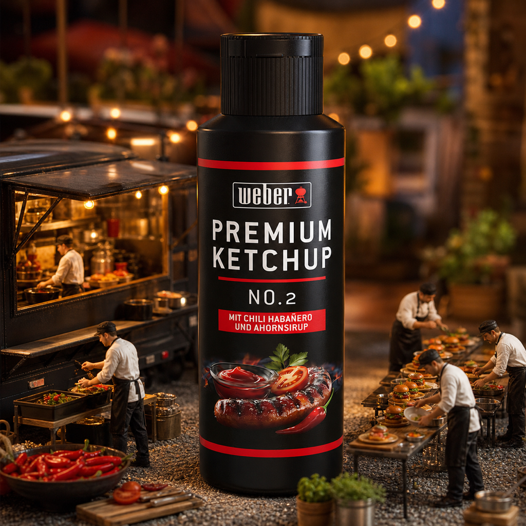 Weber Premium Ketchup No.2 300ml miniature scene