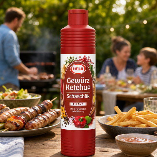 Hela Gewürz Ketchup Schaschlik Pikant Spicy 800ml lifestyle