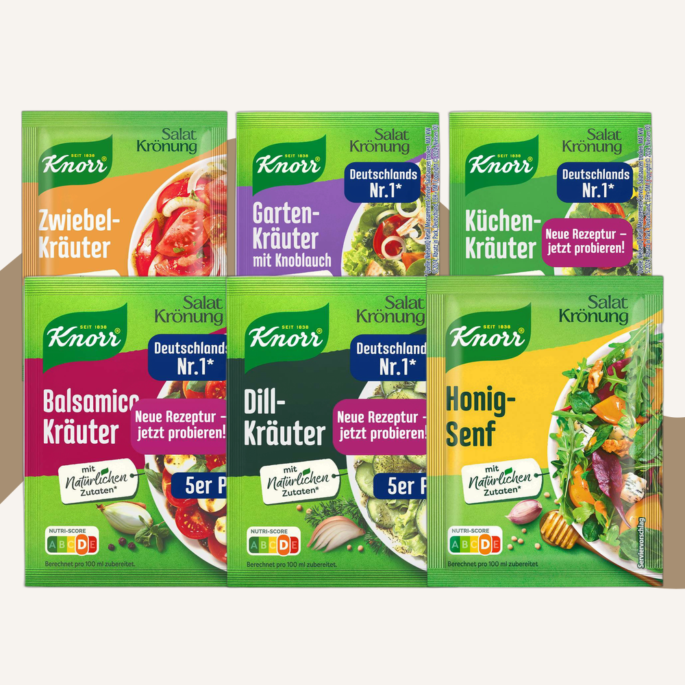 Knorr Salatkrönung Balsamic Herbs German Salad Dressing Mix | 5X11G product family