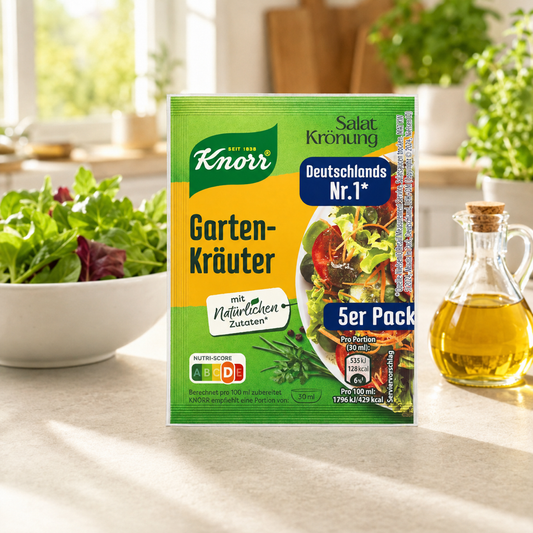 Knorr Salatkrönung Gartenkräuter Garden Herbs 5x 8g lifestyle