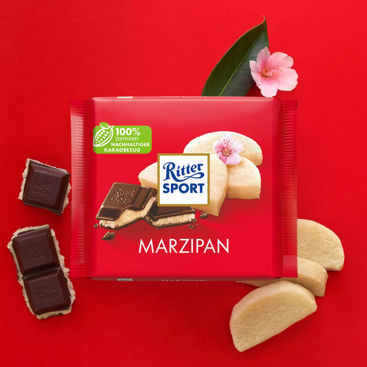 Ritter Sport Marzipan Chocolate Bar | 100g