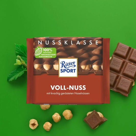 Ritter Sport Whole Hazelnut Chocolate Bar | 100g