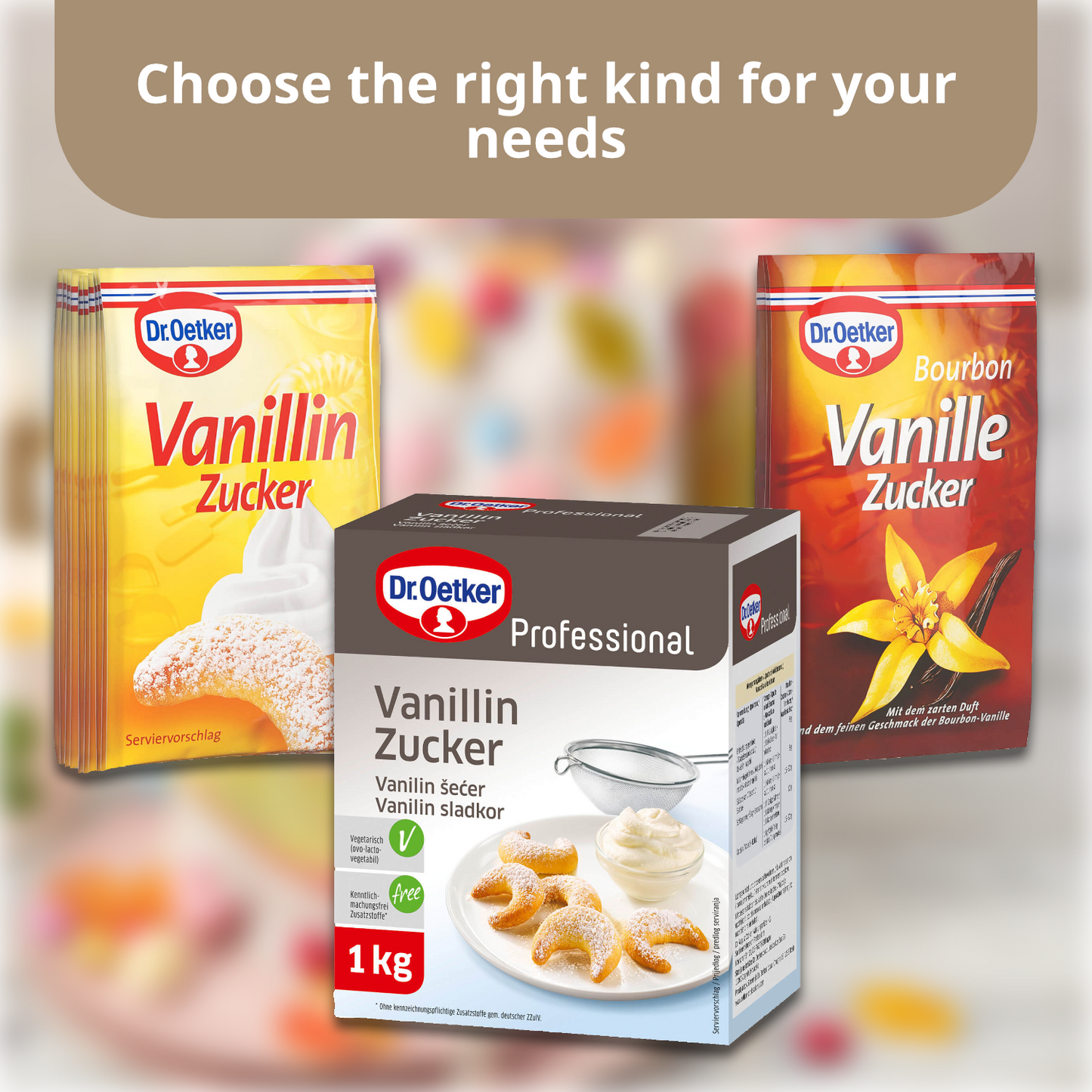 Dr Oetker Bourbon Vanilla Sugar | 3X 8G