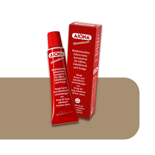 Ajona Stomaticum Travel Size Toothpaste Doublepack | 2X 25G