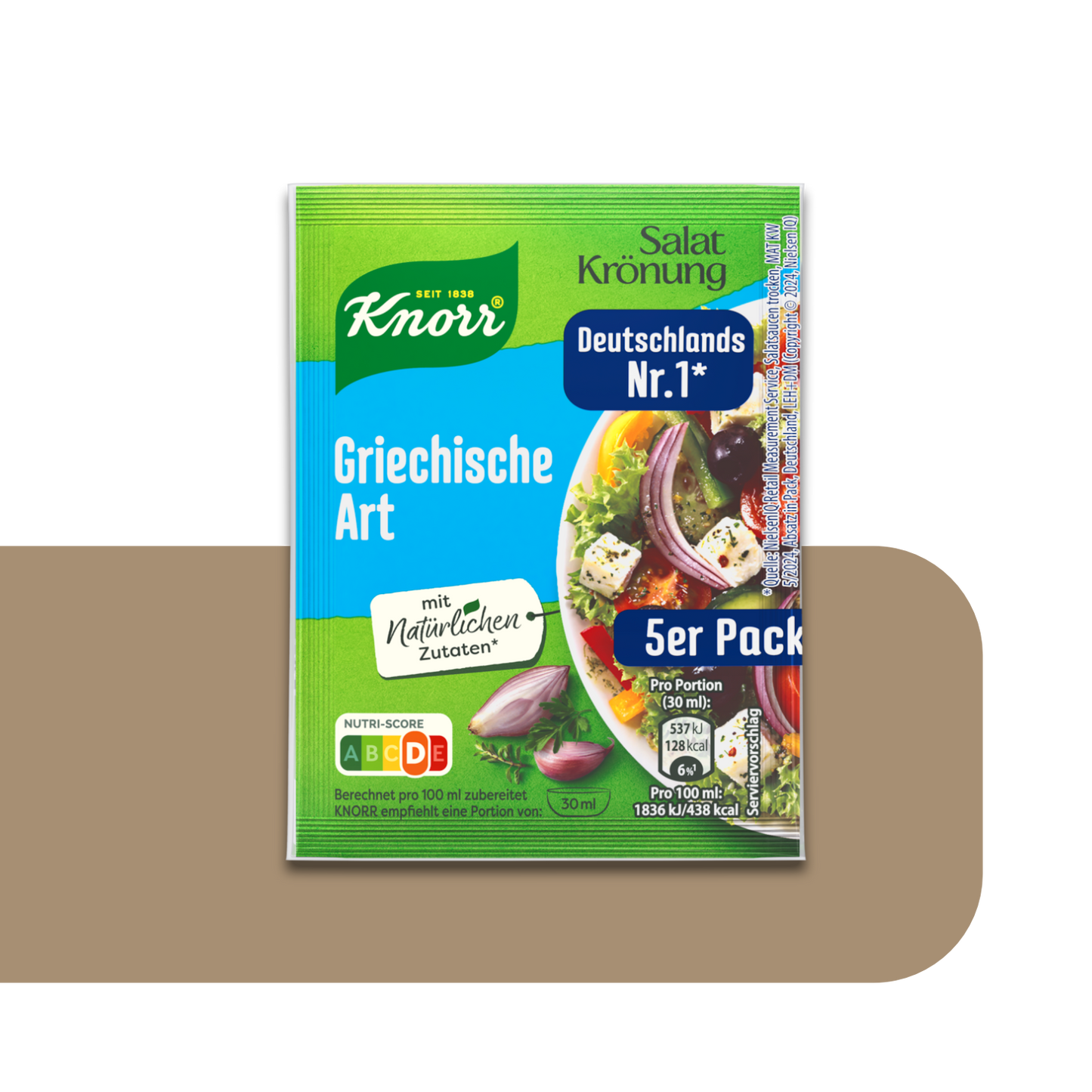 Knorr Salatkrönung Griechische Art Greek Style Spice Mix Salad Dressing | 5X 9g