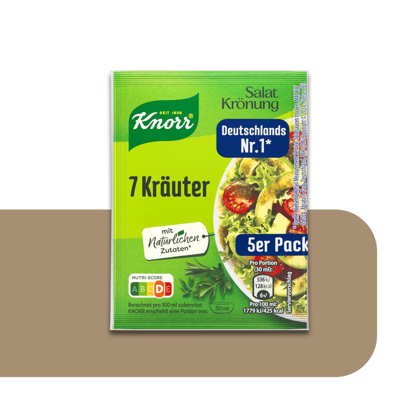 Knorr Salatkrönung 7 Kräuter Herbs Salad Dressing | 5X 8g