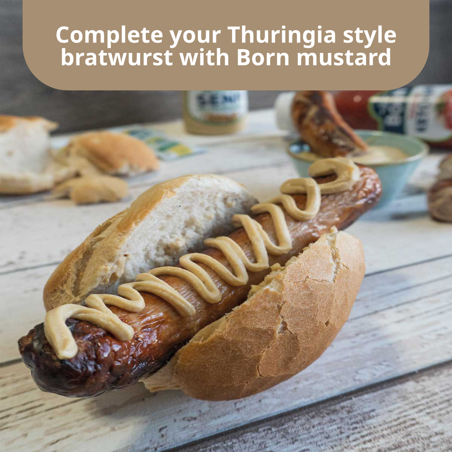 Born Thuringia Bratwurst Mustard | 1000ml