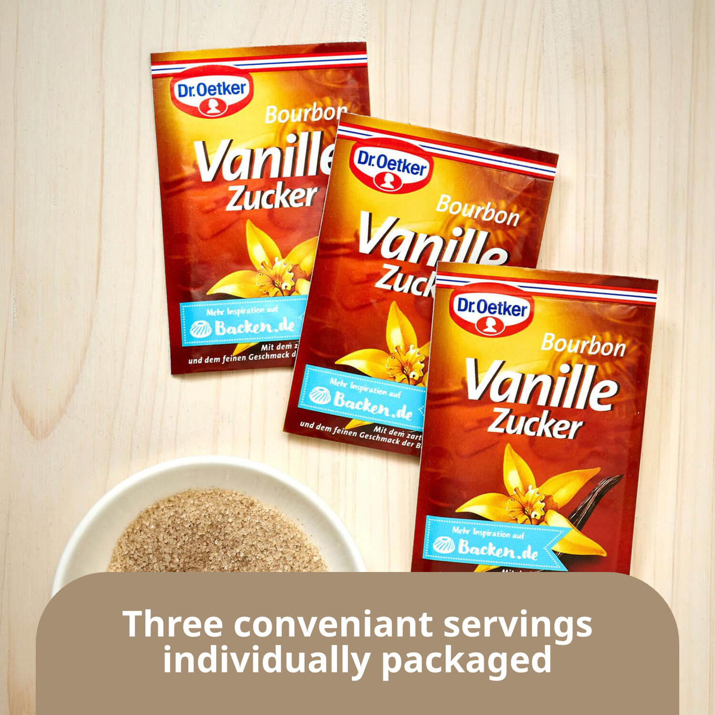 Dr Oetker Bourbon Vanilla Sugar | 3X 8G