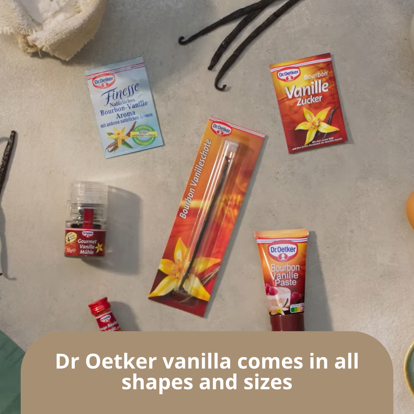 Dr Oetker Bourbon Vanilla Sugar | 3X 8G