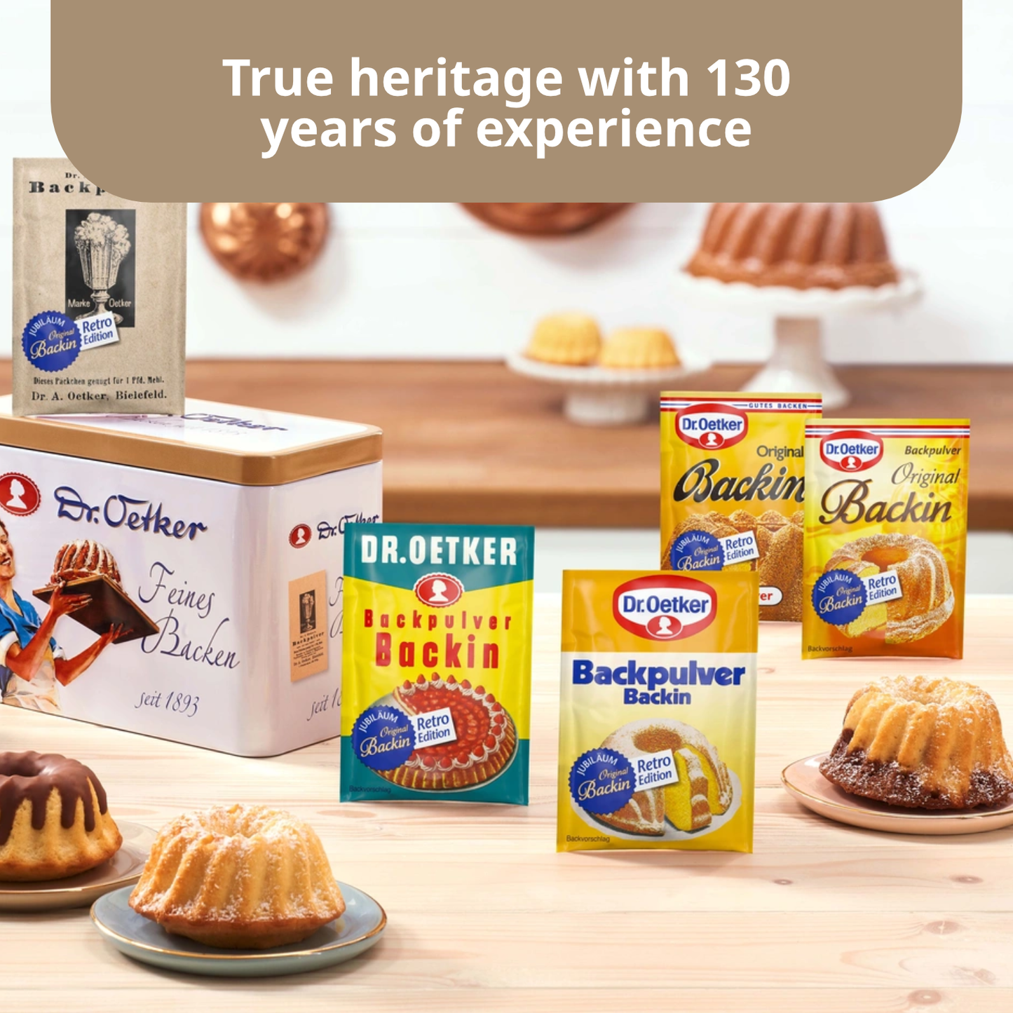 Dr Oetker Original Backin Baking Powder | 10X 16G