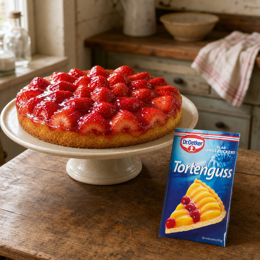 Dr Oetker Tortenguss clear cake glaze, pack of three 12g sachets