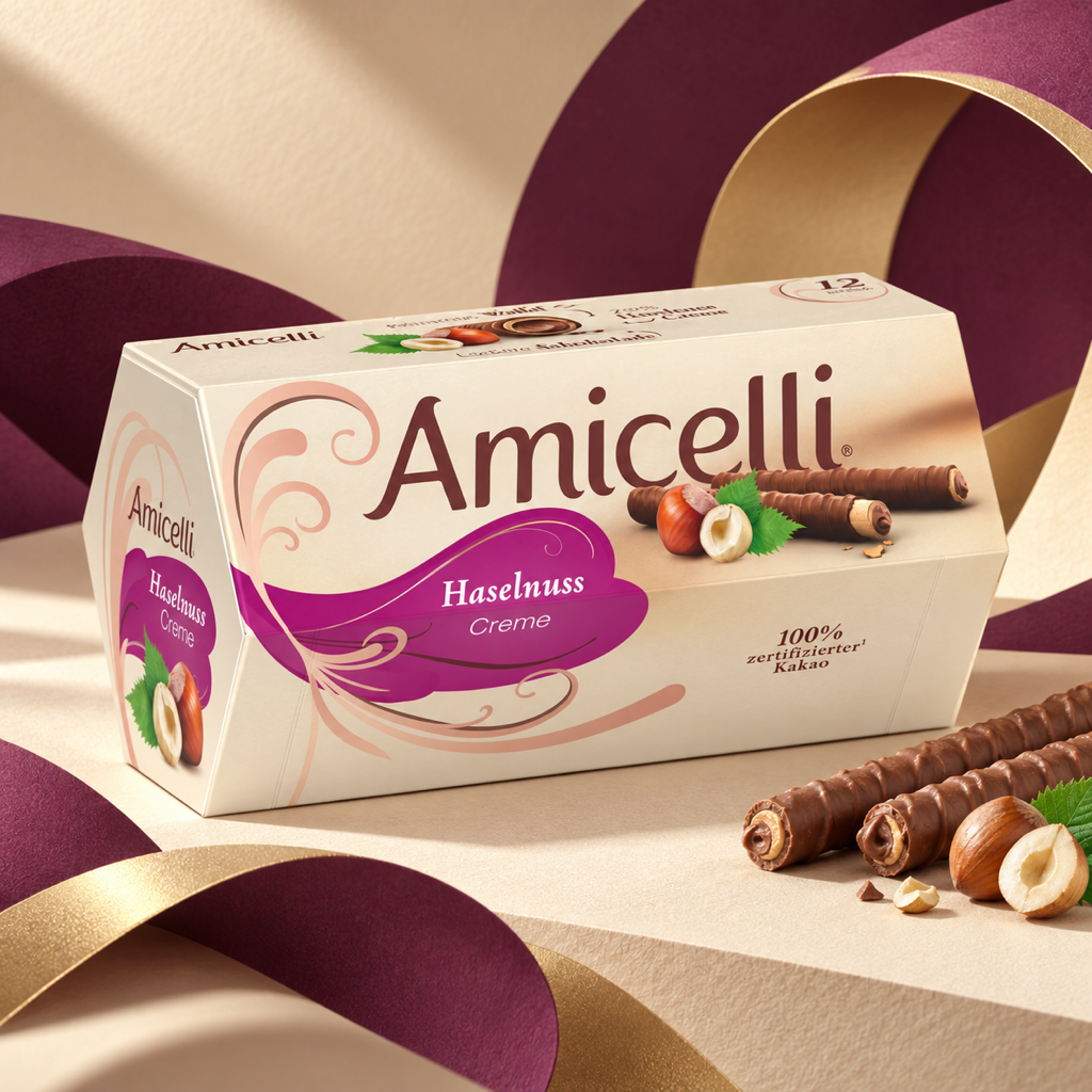 Amicelli Haselnuss 200g paper art scene