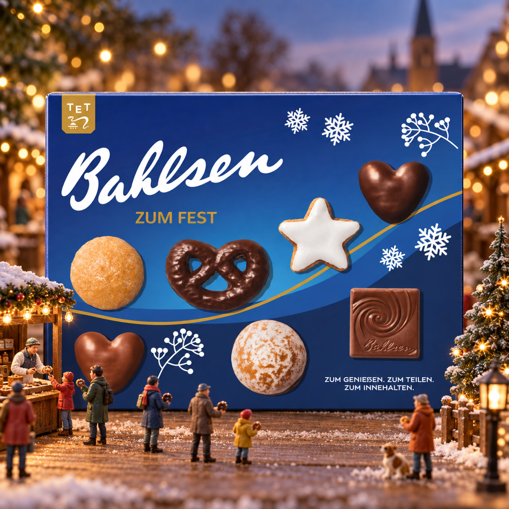 Bahlsen Zum Fest German Christmas Biscuit Assortment | 500G miniature scene