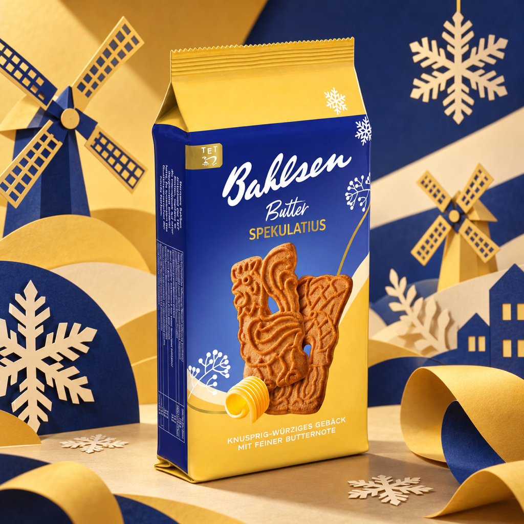 Bahlsen Butter Spekulatius Butter Speculoos Biscuits | 200G paper art scene