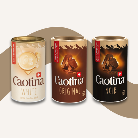 Caotina Hot Chocolate Powder | All Flavours | Milk, Dark, White Chocolate