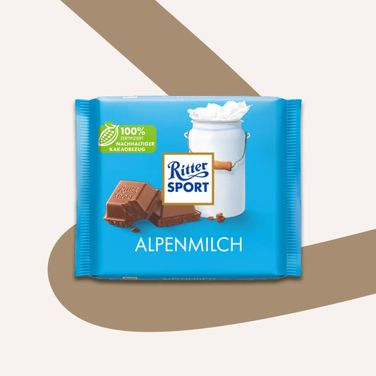 Ritter Sport Alpine Milk Chocolate Bar | 100g
