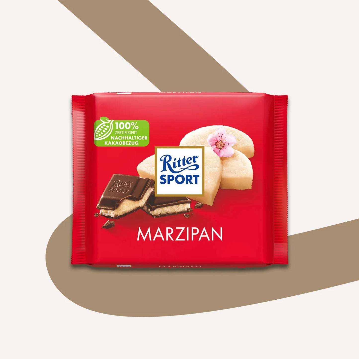 Ritter Sport Marzipan Chocolate Bar | 100g