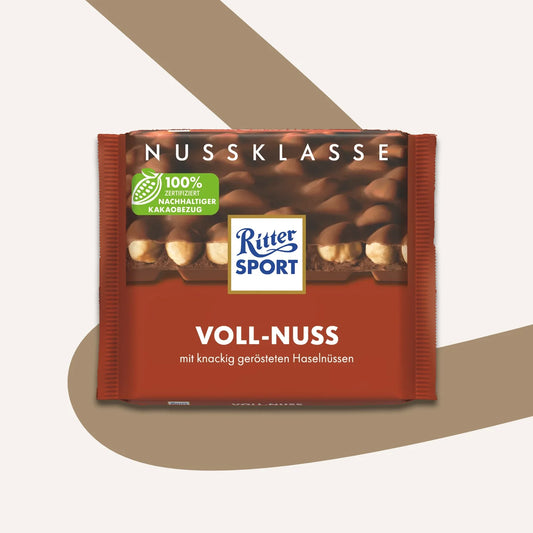 Ritter Sport Whole Hazelnut Chocolate Bar | 100g
