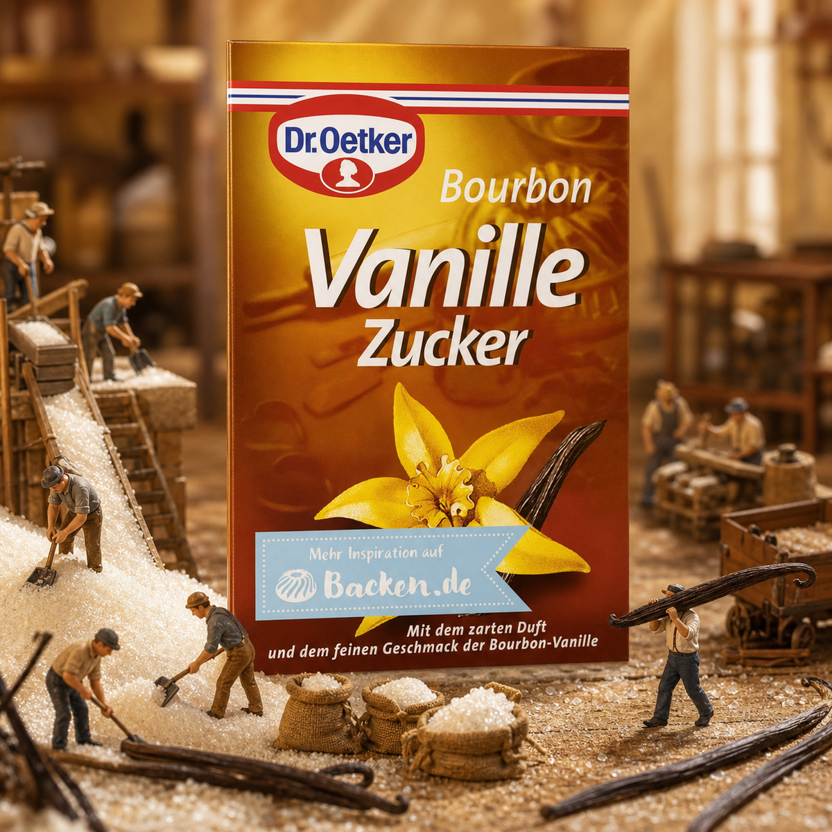 Dr Oetker Bourbon Vanilla Sugar 3x 8g miniature scene