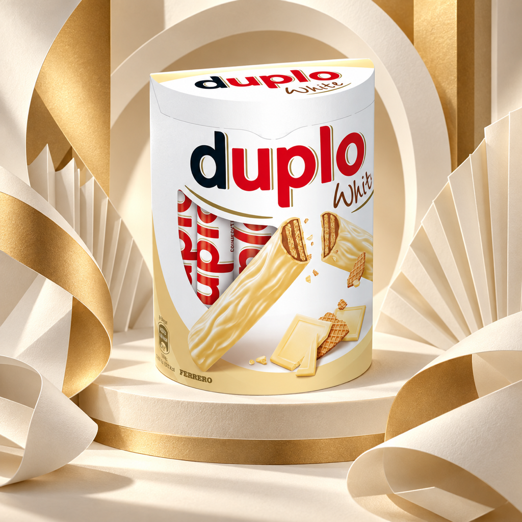 Duplo White 10 x 18.2g paper art scene