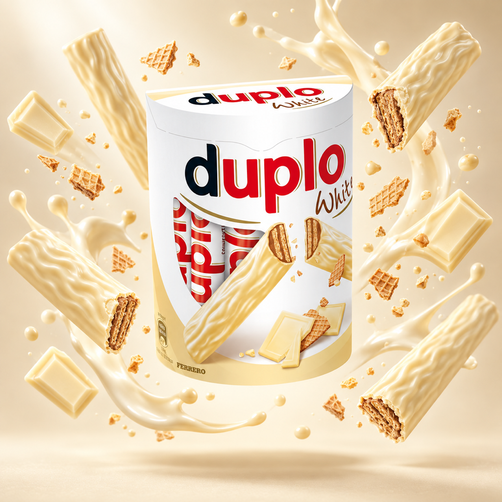 Duplo White 10 x 18.2g with floating ingredients
