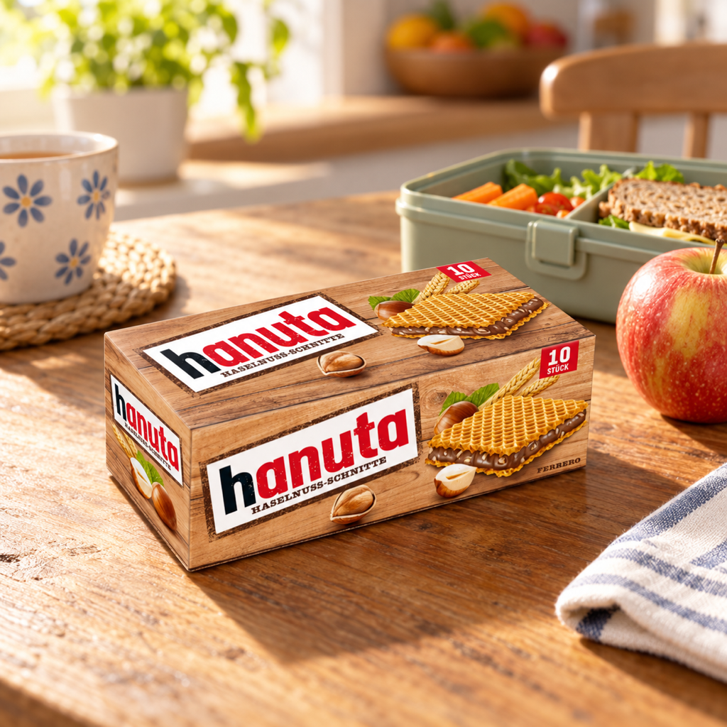 Hanuta Hazelnut Wafers 220g lifestyle