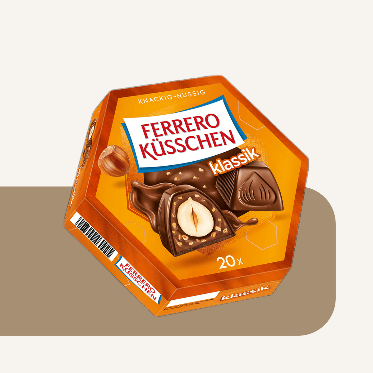 Ferrero Küsschen Klassik Milk Chocolate Hazelnut Pralines | 178G