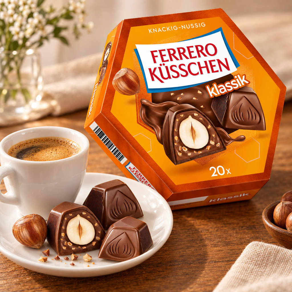 Ferrero Küsschen Klassik 178g serving suggestion