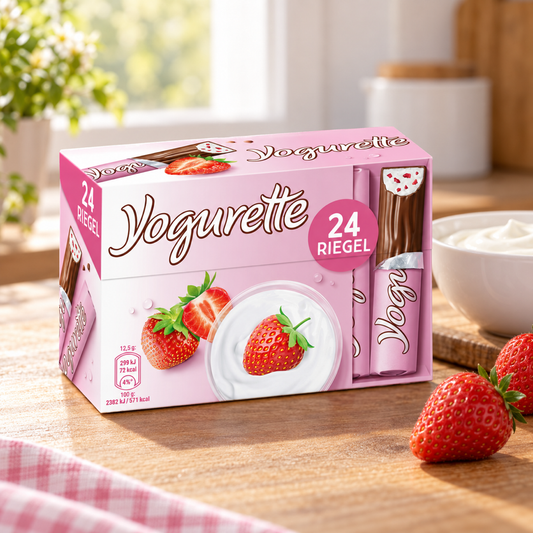Yogurette Chocolate with yoghurt and strawberries 300g lifestyle