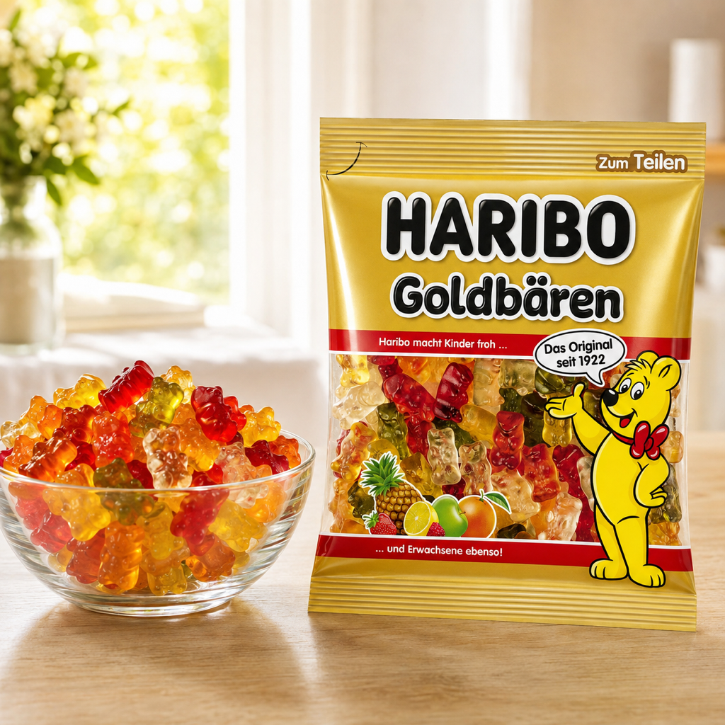 Haribo Goldbears Gummy Sweets | 100g serving suggestion