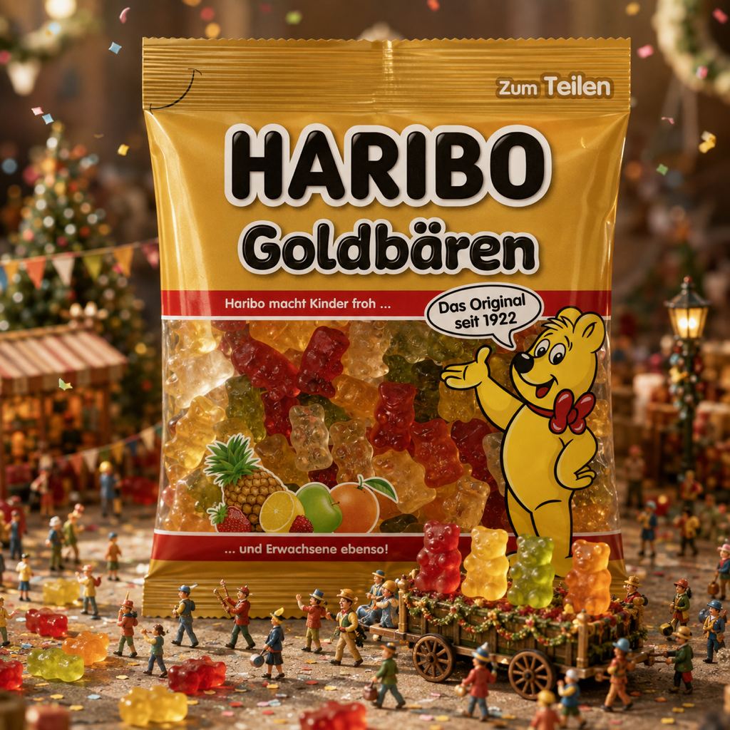 Haribo Goldbears Gummy Sweets | 100g miniature scene