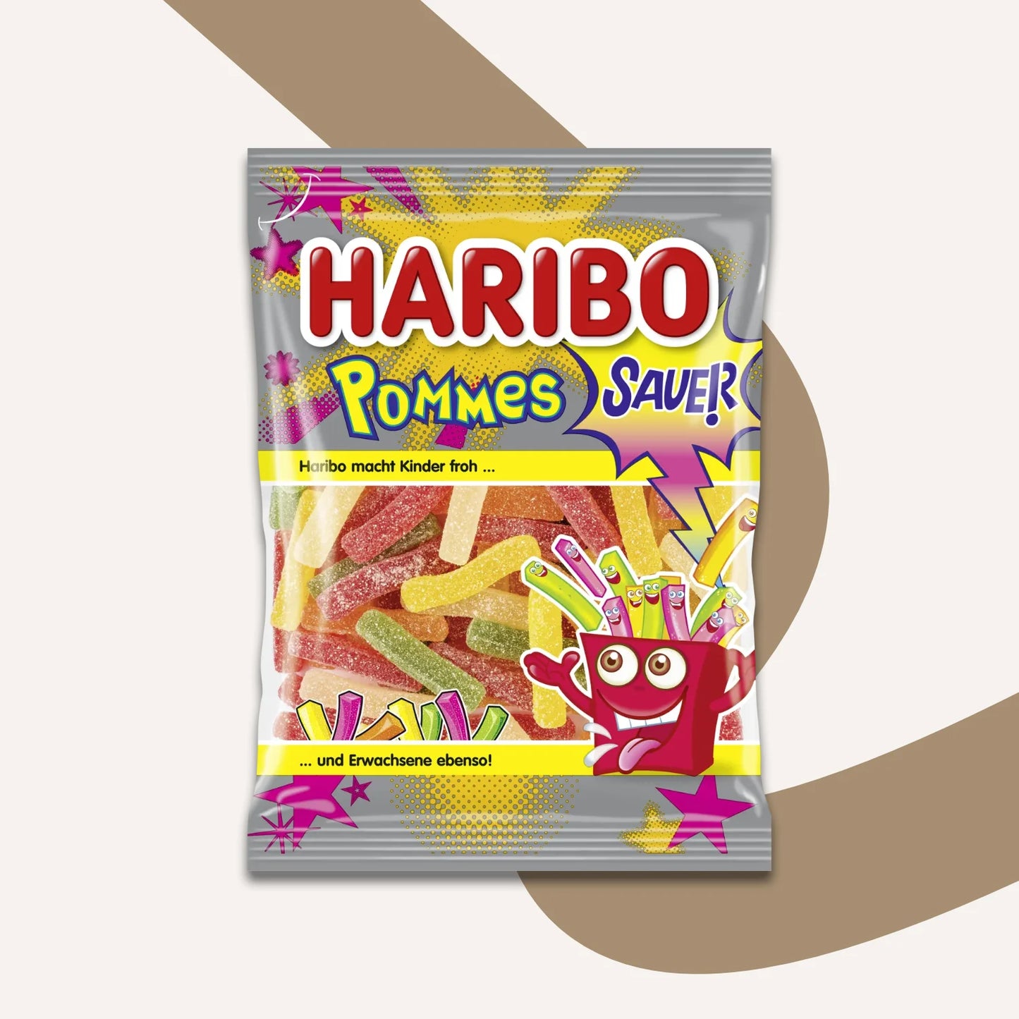 Haribo Sour Chips Gummy Sweets | 100g