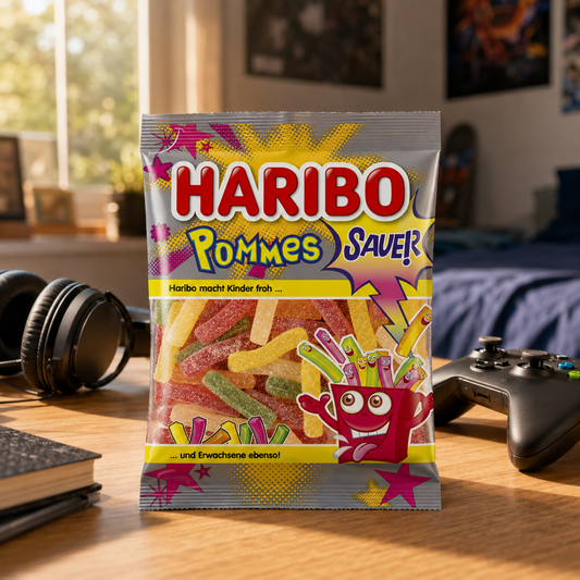 Haribo Sour Chips Gummy Sweets | 100g lifestyle