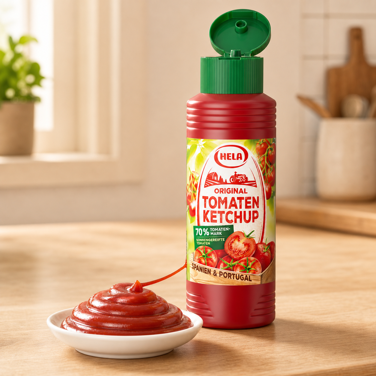 Hela Original Tomato Ketchup 300ml opened
