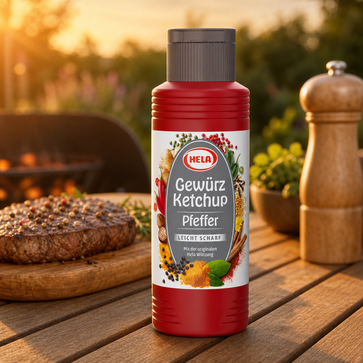 Hela Pepper Spice Ketchup 300ml lifestyle