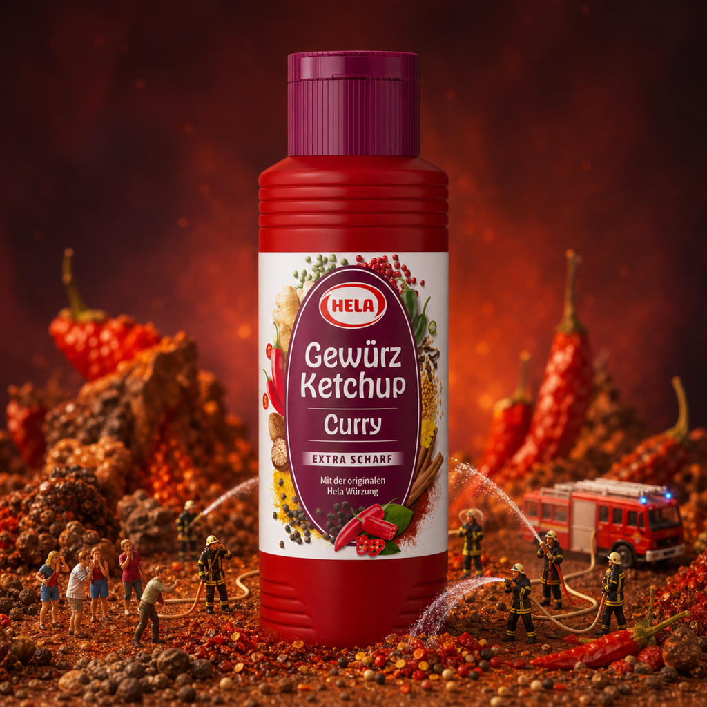 Hela Curry Ketchup Extra Hot 300ml miniature scene