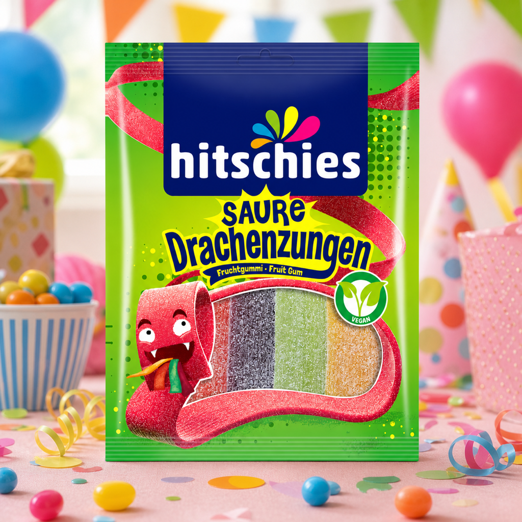 Hitschies Saure Drachenzungen Sour Dragon Tongues 125g lifestyle