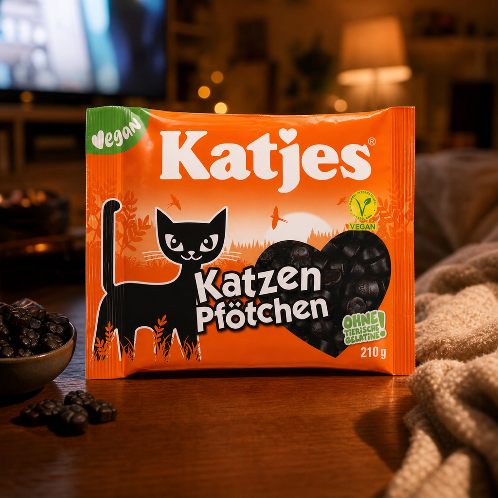 Katjes Katzen Pfötchen Vegan Liquorice 210g lifestyle