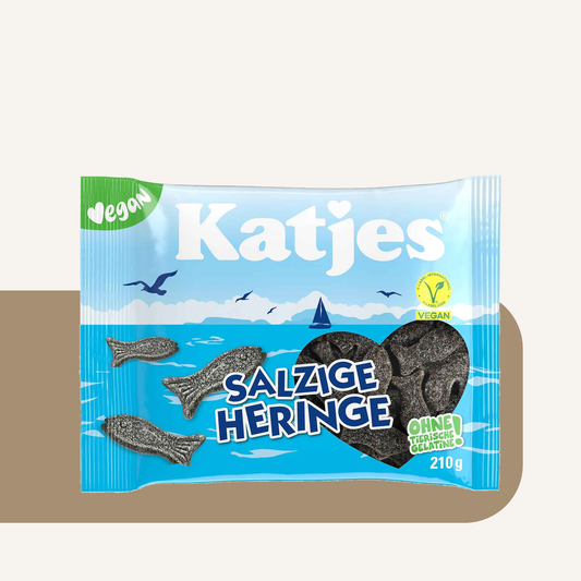 Katjes Salzige Heringe Salty Salmiak Liquorice | 210G ❤️