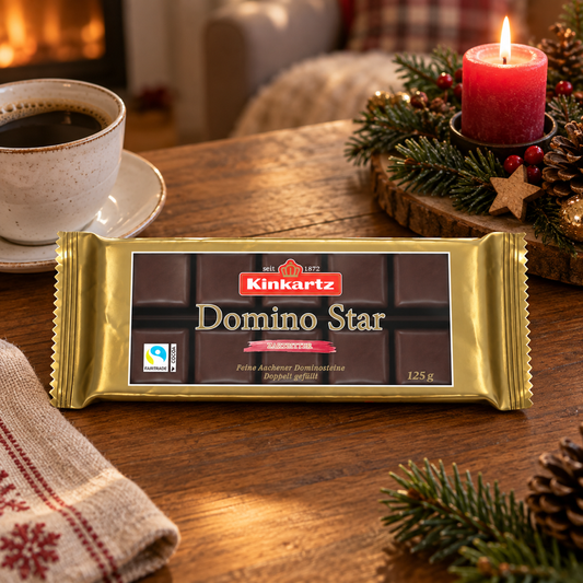 Kinkartz Domino Star Zartbitter Dark Chocolate Dominosteine Layered Gingerbread Cubes | 125G lifestyle