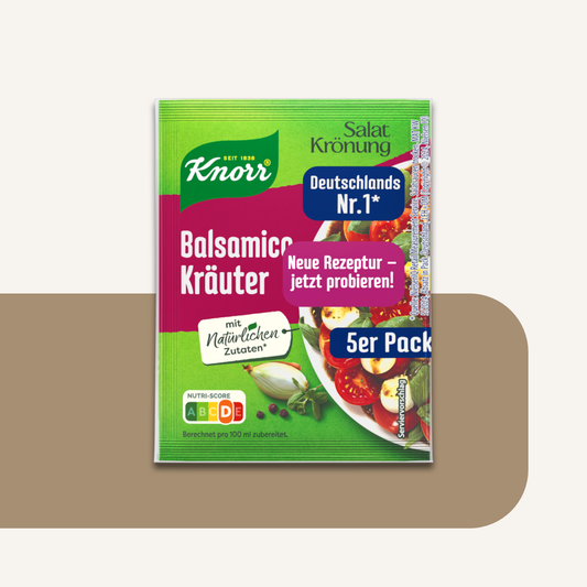 Knorr Salatkrönung Balsamic Herbs German Salad Dressing Mix | 5X11G