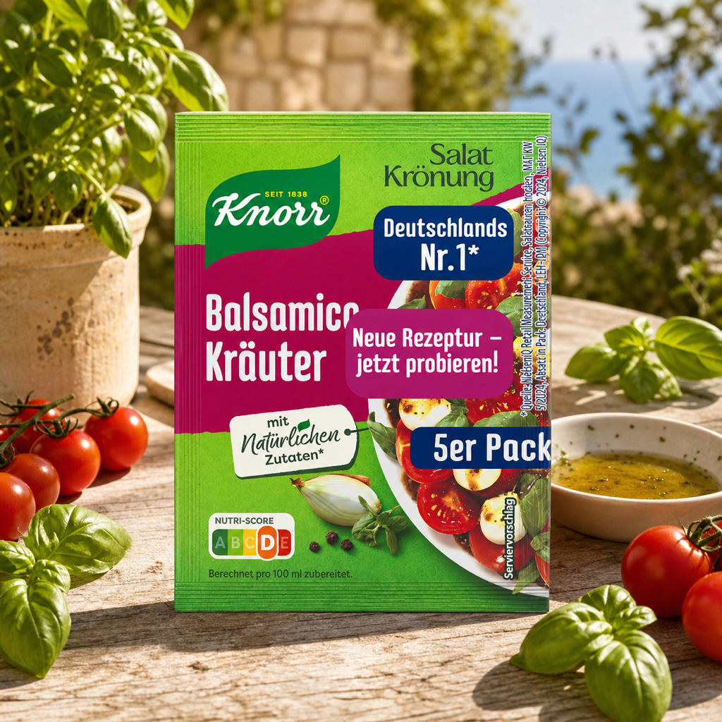 Knorr Salatkrönung Balsamic Herbs German Salad Dressing Mix | 5X11G lifestyle