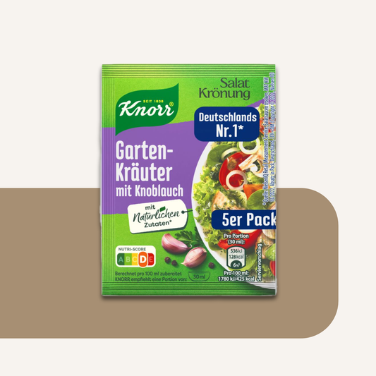 Knorr Salatkrönung Garden Herbs with Garlic Salad Dressing Mix | 5X8G