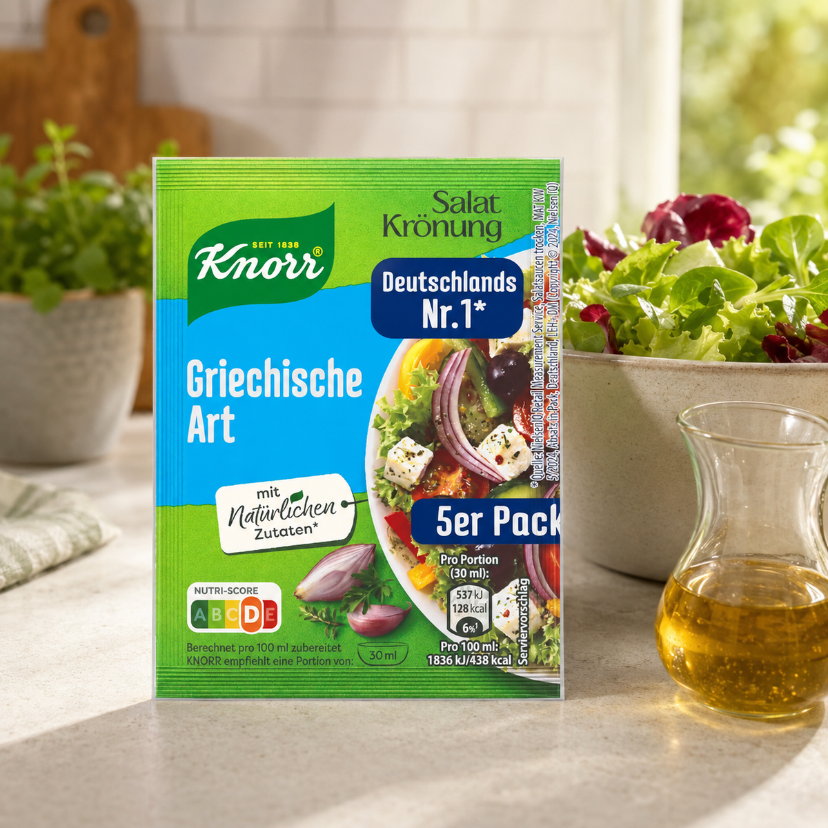 Knorr Salatkrönung Griechische Art Greek Style Spice Mix 5x 9g lifestyle
