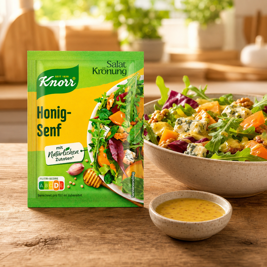 Knorr Salatkrönung Honey Mustard 5x8g serving suggestion