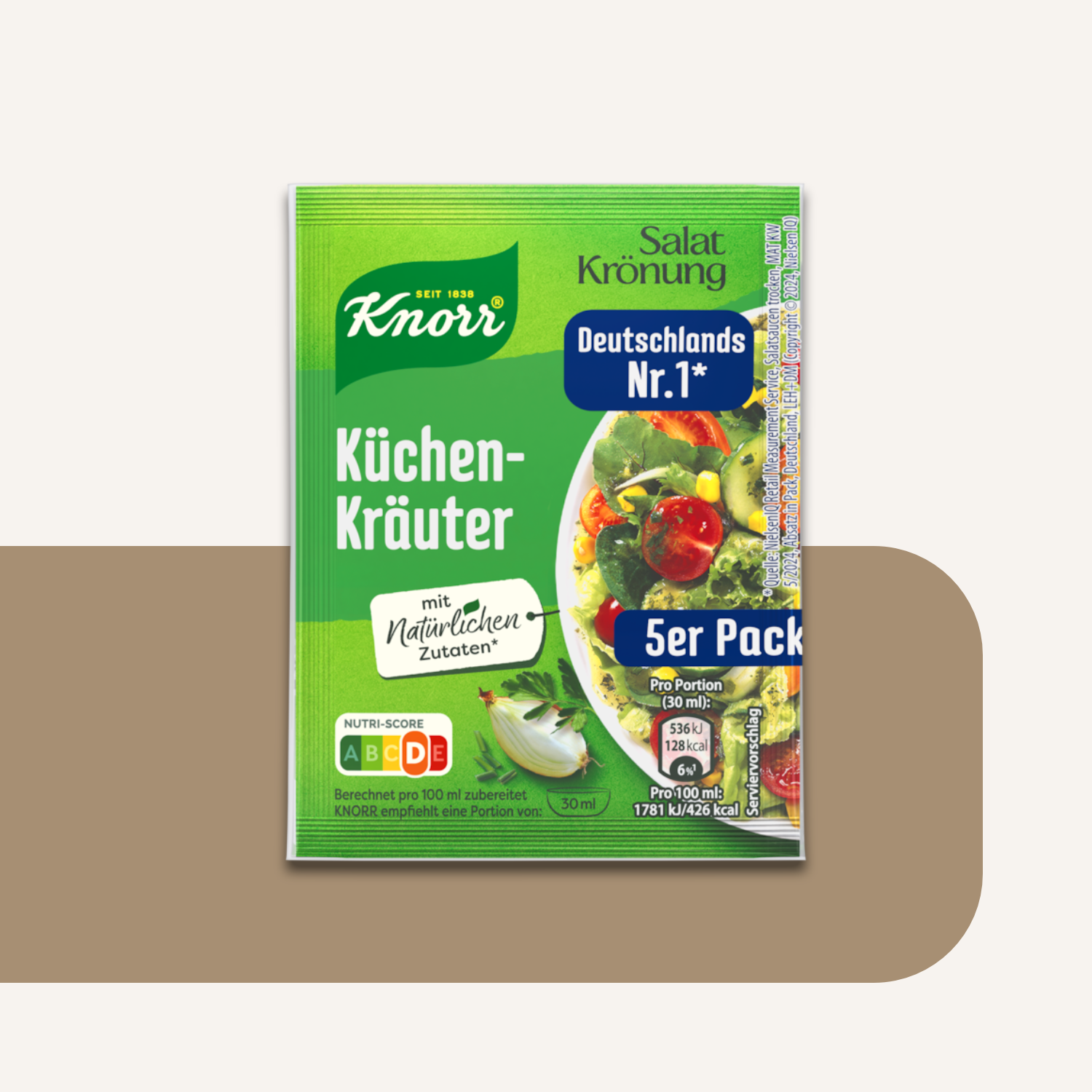 Knorr Salatkrönung Kitchen Herbs German Salad Dressing Mix | 5X8G