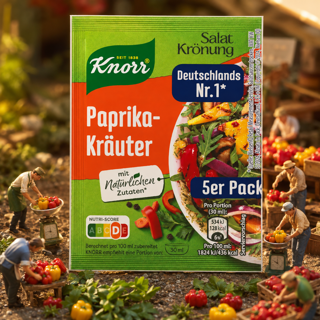 Knorr Salatkrönung Paprika Kräuter 5x 9g miniature scene