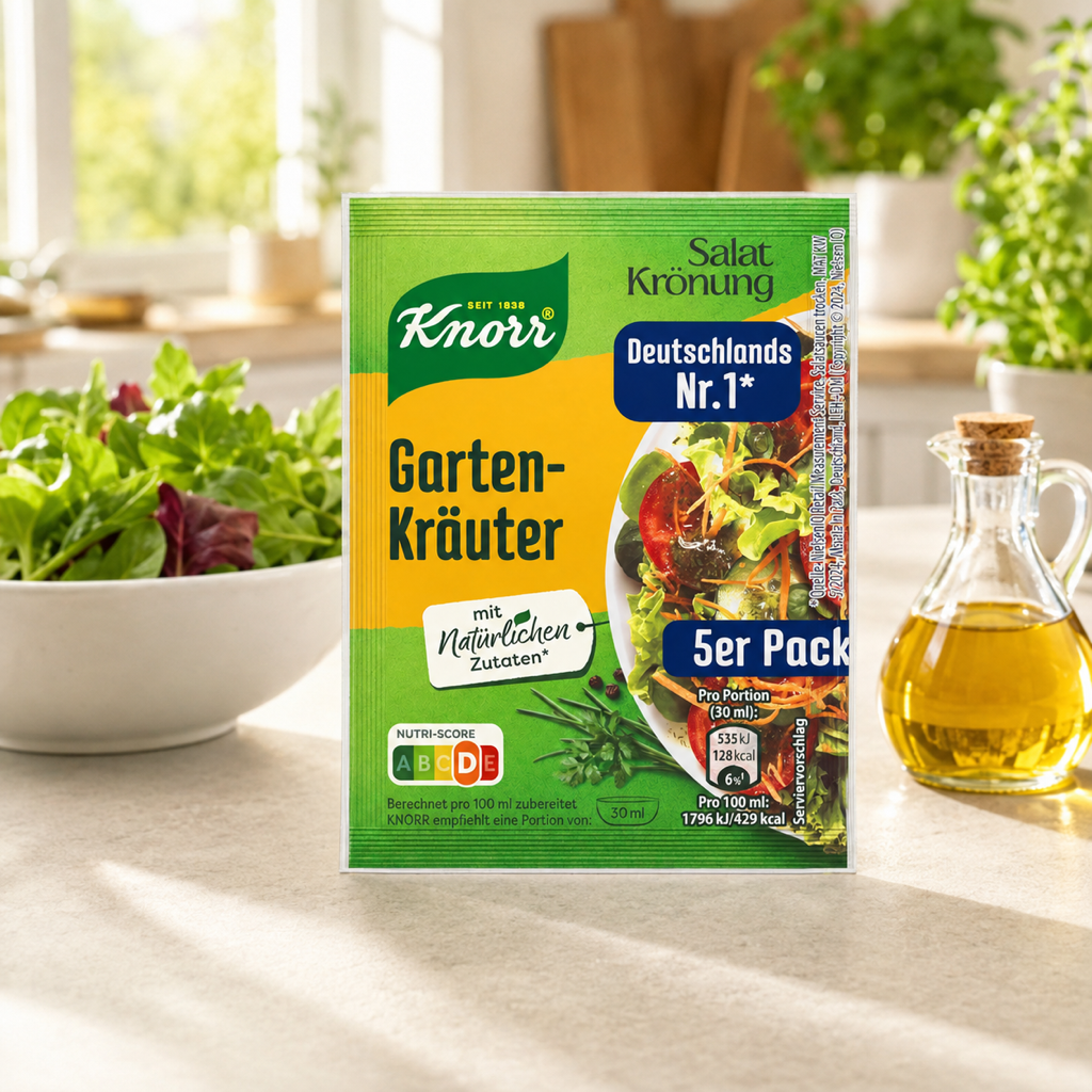 Knorr Salatkrönung Gartenkräuter Garden Herbs 5x 8g lifestyle